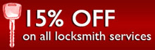 Fast 15 Minute Response Time, 24 Hour Emergency Locksmith Service